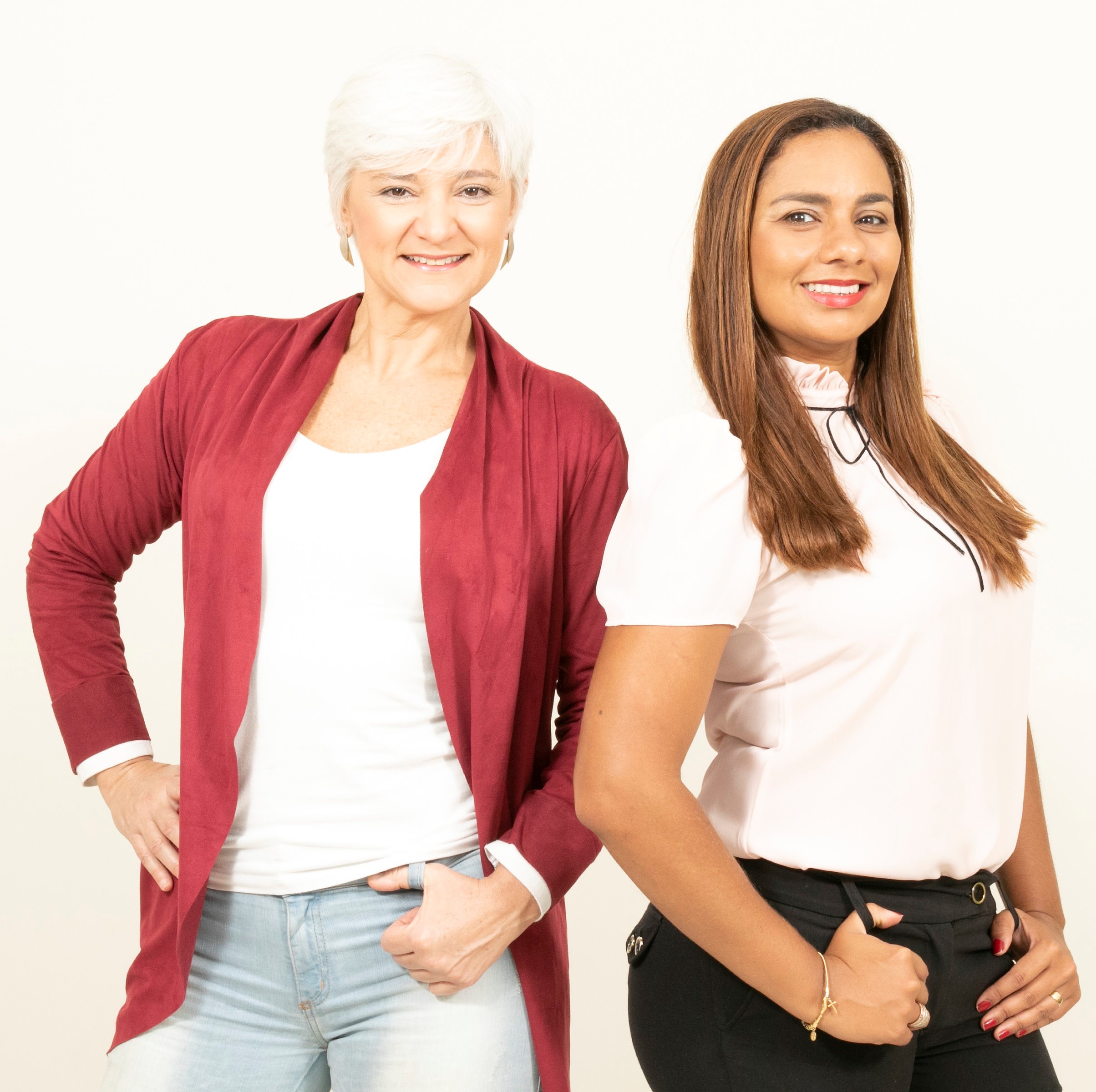 Dra Sabrina Chagas e Dra Maria Julia Calas, idealizadoras do evento Papo Rosa.